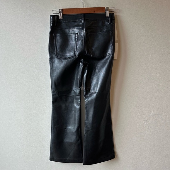 Wilfred The Melina Black Faux Leather Flare Pants Size 2 - Picture 2 of 5